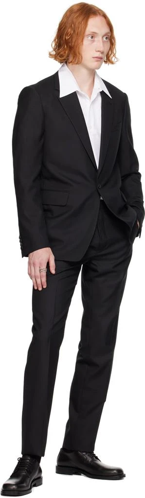 Dries Van Noten Black Single-Breasted Suit 5