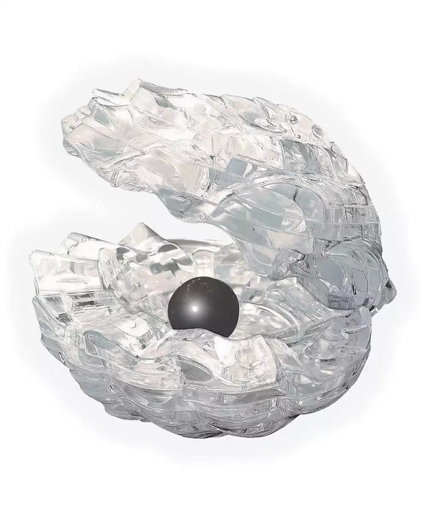 AreYouGame 3D Crystal Puzzle - Black Imitation Pearl In Clear Shell - 48 Piece