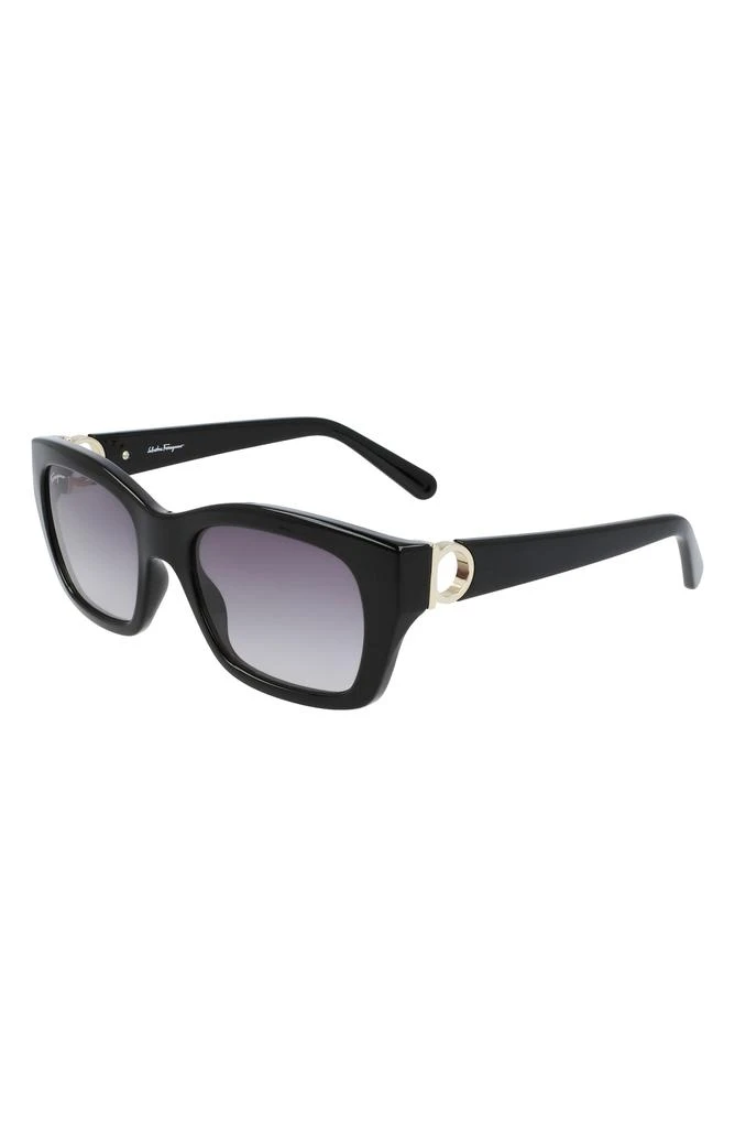 Salvatore Ferragamo 53mm Rectangular Sunglasses 3