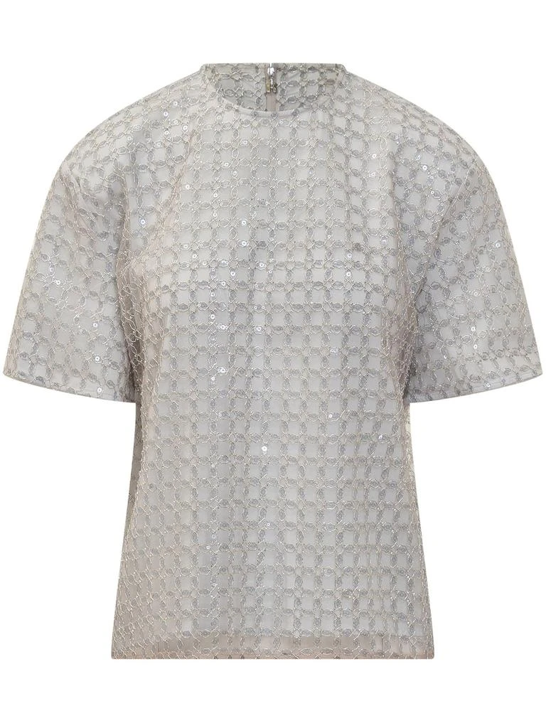 ROTATE Birger Christensen ROTATE Sequin Embellished Top 1