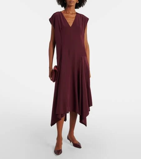Joseph Goodman silk crêpe de chine midi dress 6