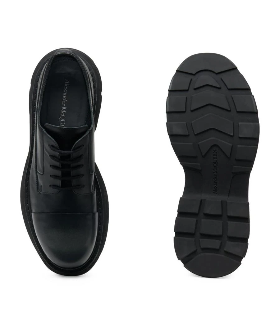 Alexander McQueen Leather Tread Derby Shoes 4