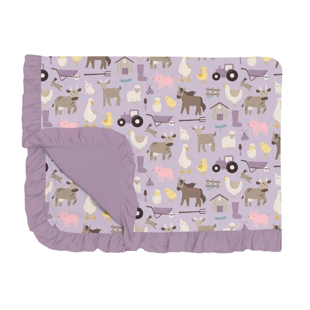 KICKEE Kickee - Ruffle Toddler Blanket