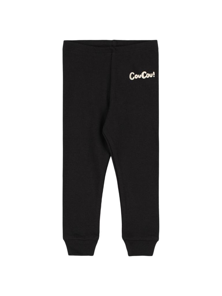 Mini Rodini Printed Organic Cotton Blend Leggings