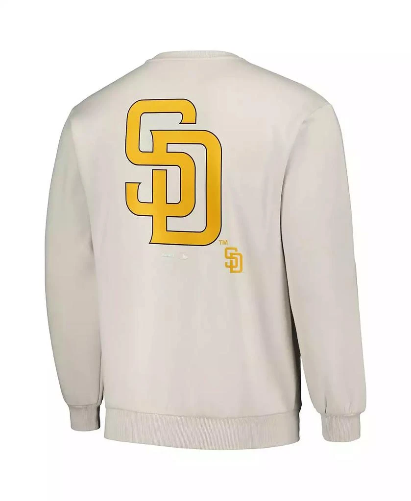 PLEASURES Men's Gray San Diego Padres Ballpark Pullover Sweatshirt 2