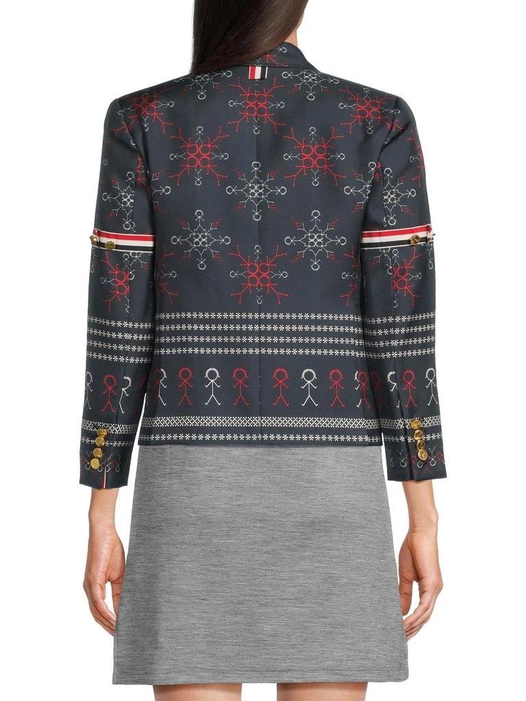 Thom Browne ​Snowflake Silk Tailored Sportcoat 2