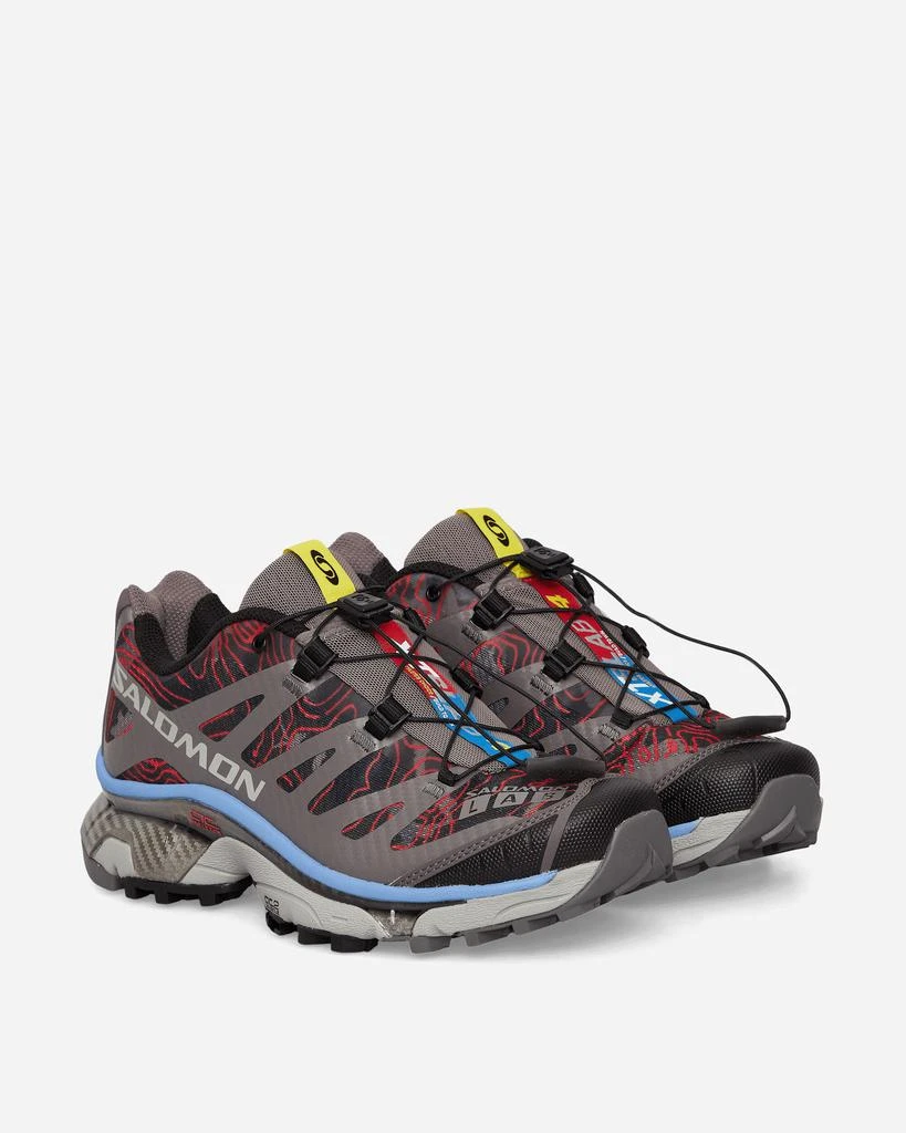 Salomon XT-4 OG Topography Sneakers Black / Plum Kitten / Blue Bonnet 2