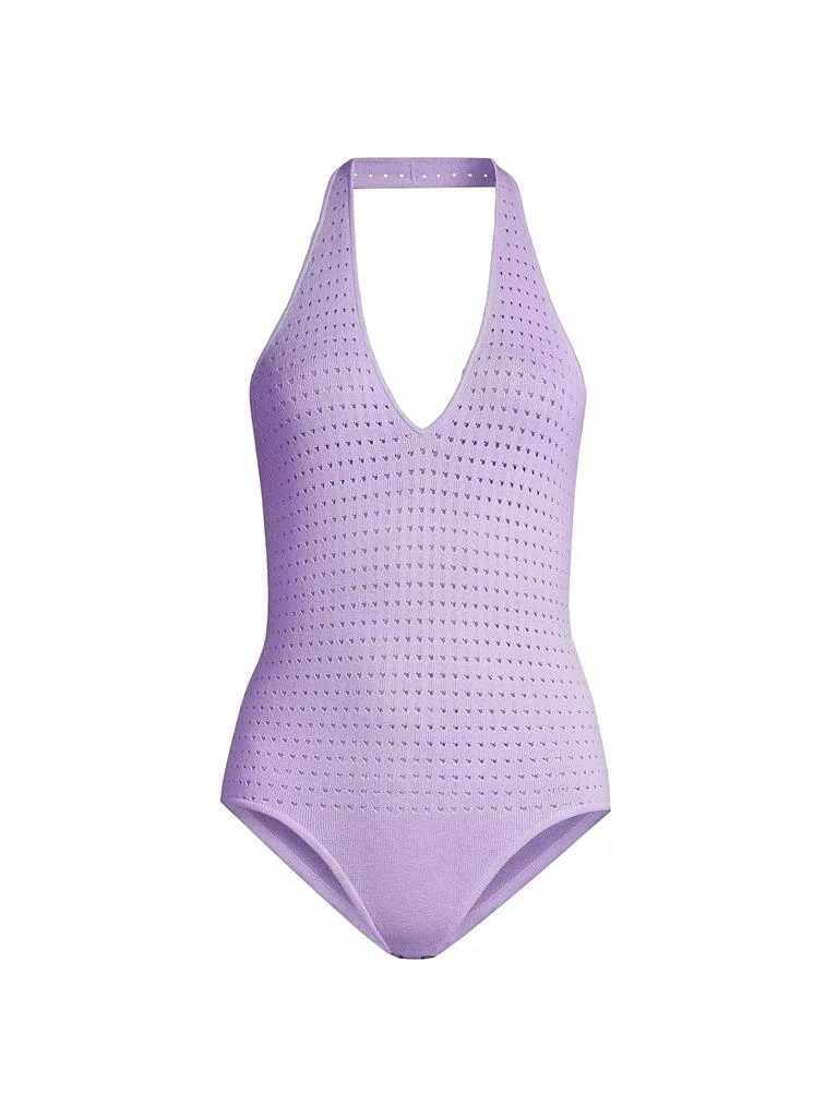 Victor Glemaud Laser-Dot Halter Bodysuit 1