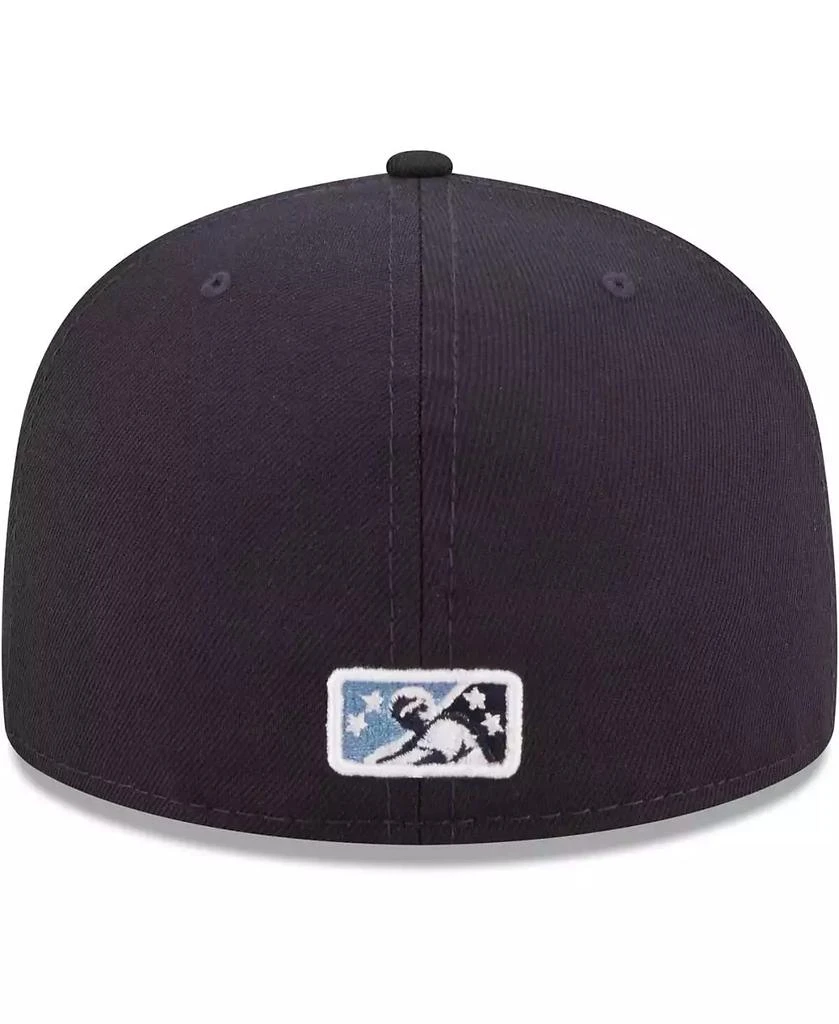 New Era Men's Navy Hillsboro Hops Authentic Collection 59FIFTY Fitted Hat 5