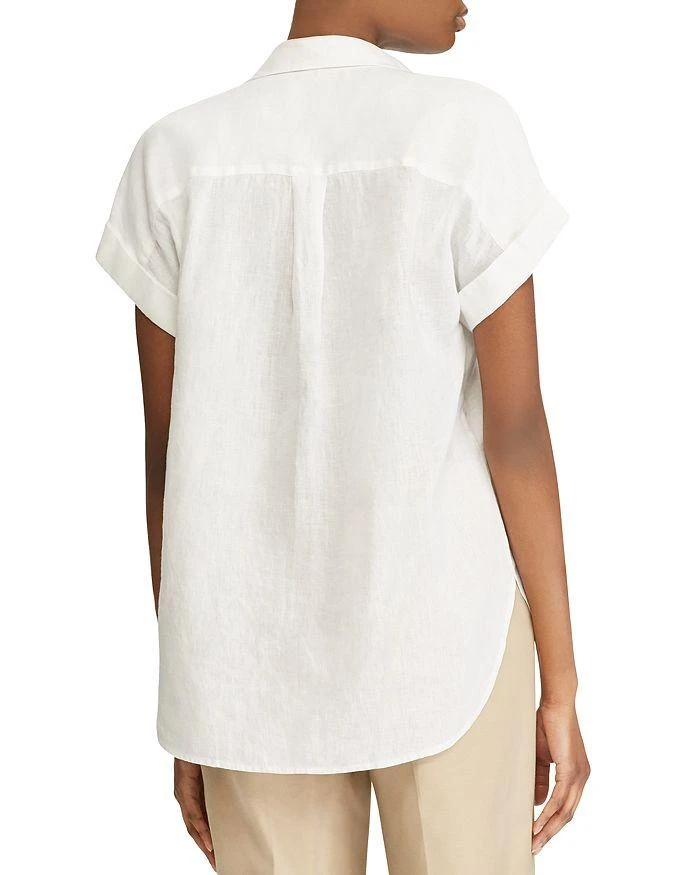 Lauren Ralph Lauren Linen Dolman Sleeve Button Down Shirt 3