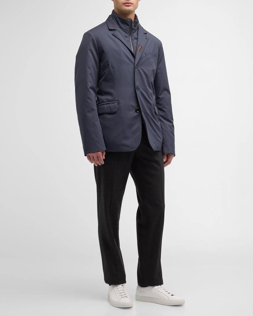 MooRER Men's Tech Blazer with Removable Bib 3