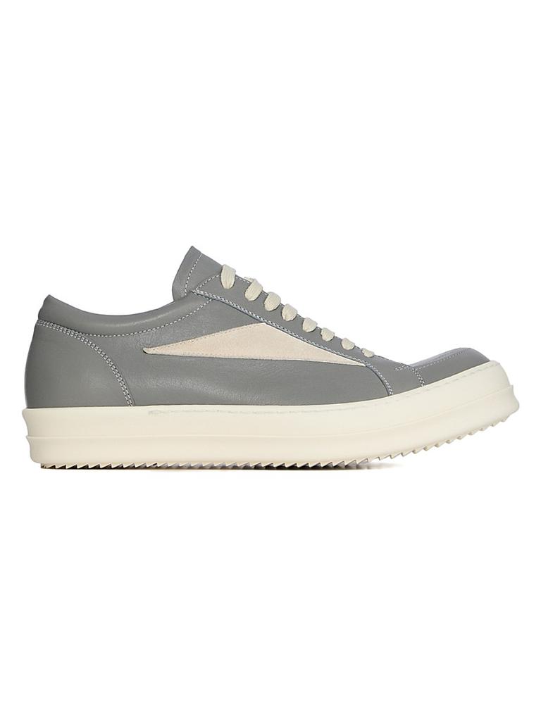 【Rick Owens】Hollywood Geobasket スニーカー グレー Rick Owens: Gray & Off-White Hollywood Geobasket Sneakers