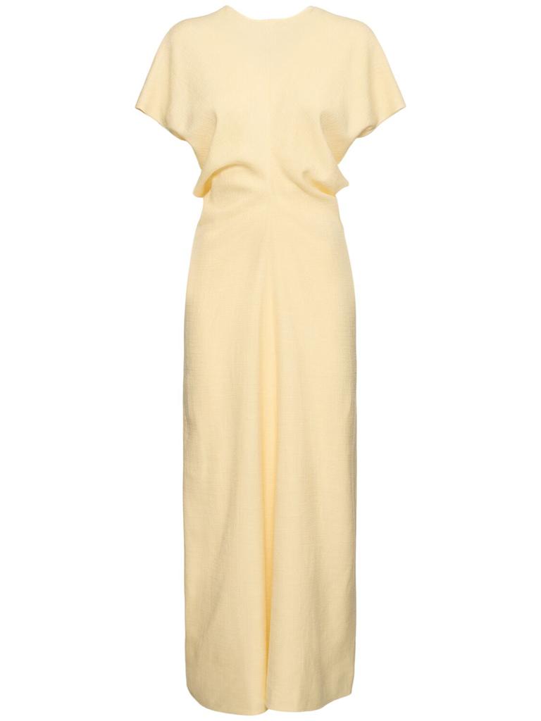 Totême Slouch Waist Viscose Blend Long Dress