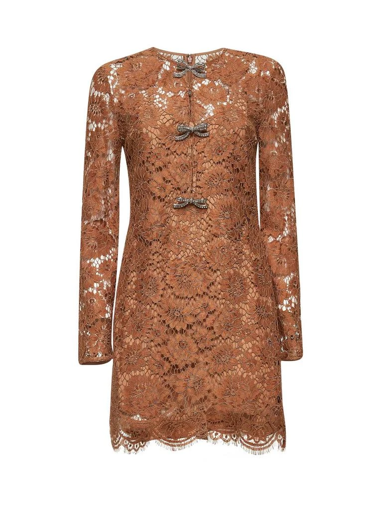 Self Portrait Self-Portrait Lace Bow Mini Dress 1