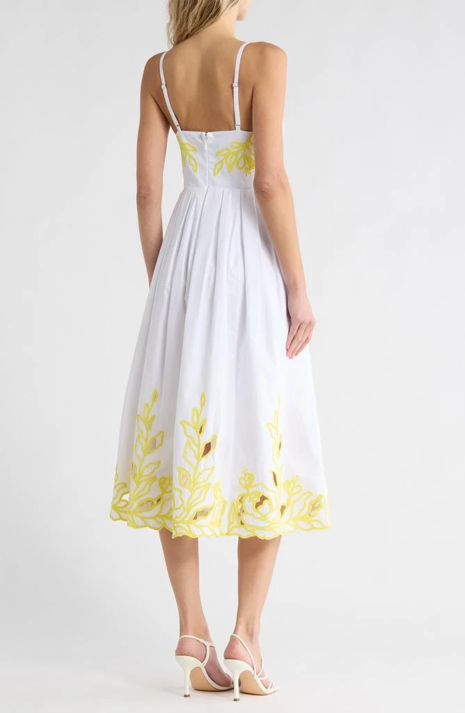 chinese dress ladies Yvette Lace A-Line Midi Dress - White main image 0