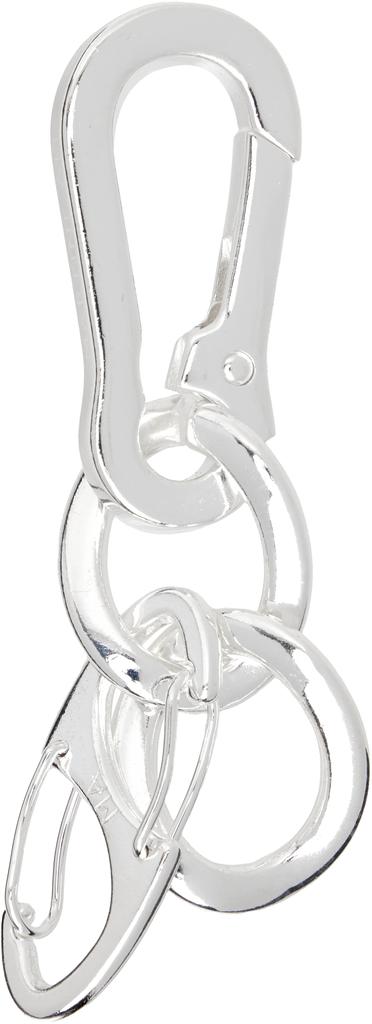 Martine Ali Silver Bias Keychain