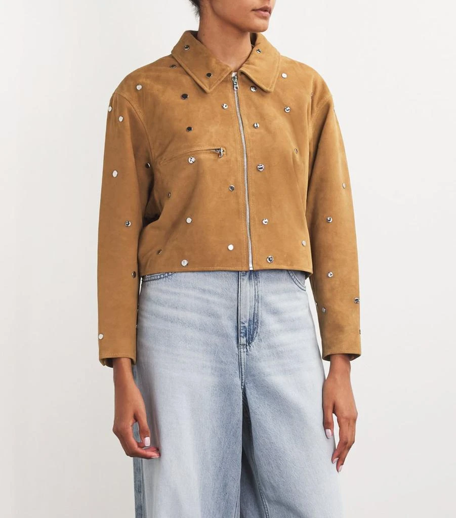 Sandro Studded Leather Jacket 3