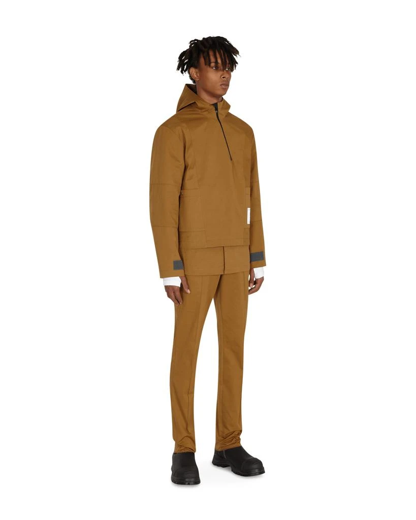 Slam Jam Diagonal Yuma Anorak Brown 5