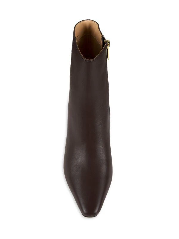 Saks Fifth Avenue 69MM Sunny Leather Booties 5