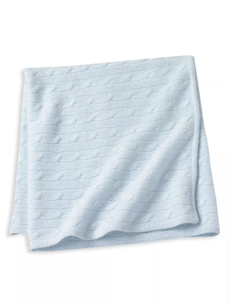 Sofia Cashmere Cable Knit Cashmere Blanket