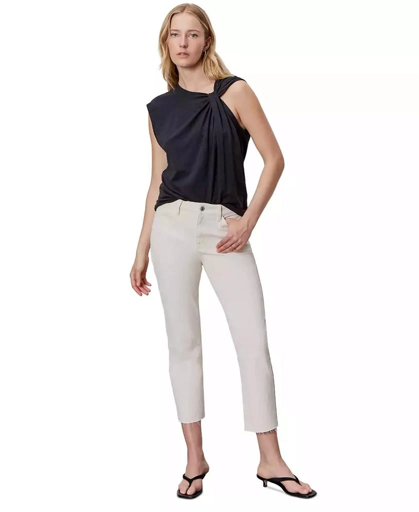 Sanctuary Women's So Twisted Asymmetric Muscle T-Shirt 2