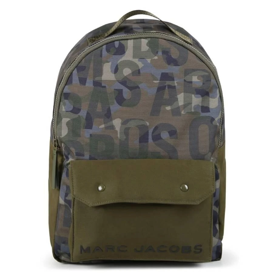 Marc Jacobs Kids Monogram Logo Print Backpack