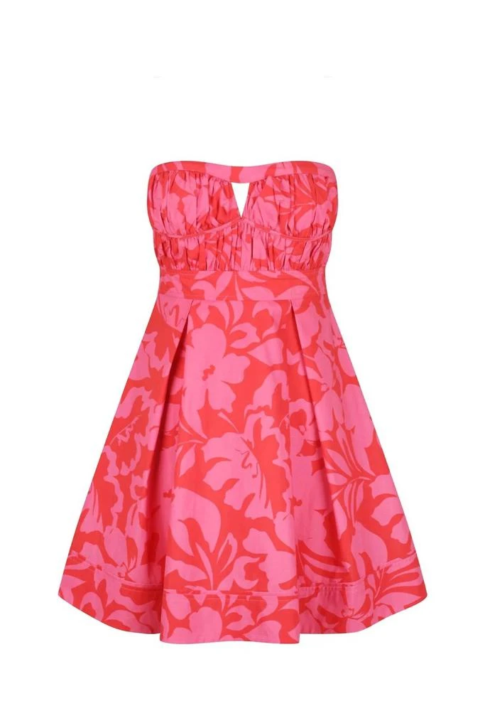 Shona Joy STRAPLESS BUSTIER MINI DRESS 6