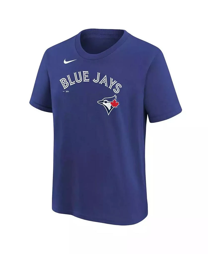 NIKE Big Boys and Girls Jordan Romano Royal Toronto Blue Jays Player Name Number T-Shirt 3