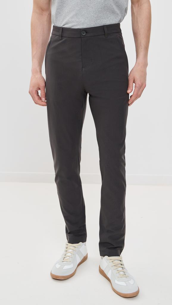 REIGNING CHAMP Stretch Warp Knit Coach's Slim Pants