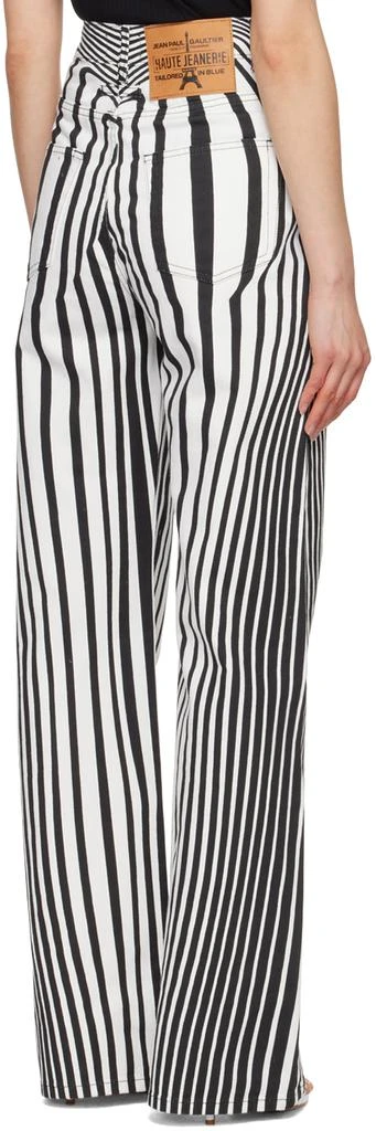Jean Paul Gaultier White Printed Jeans 3