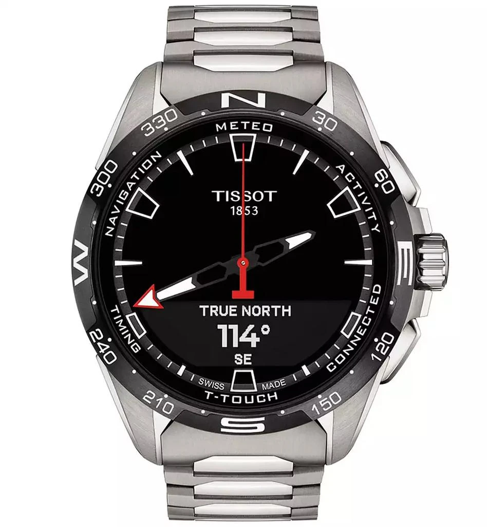 Tissot Men
s Swiss T-Touch Connect Solar Titanium Bracelet Smart Watch 48mm 7