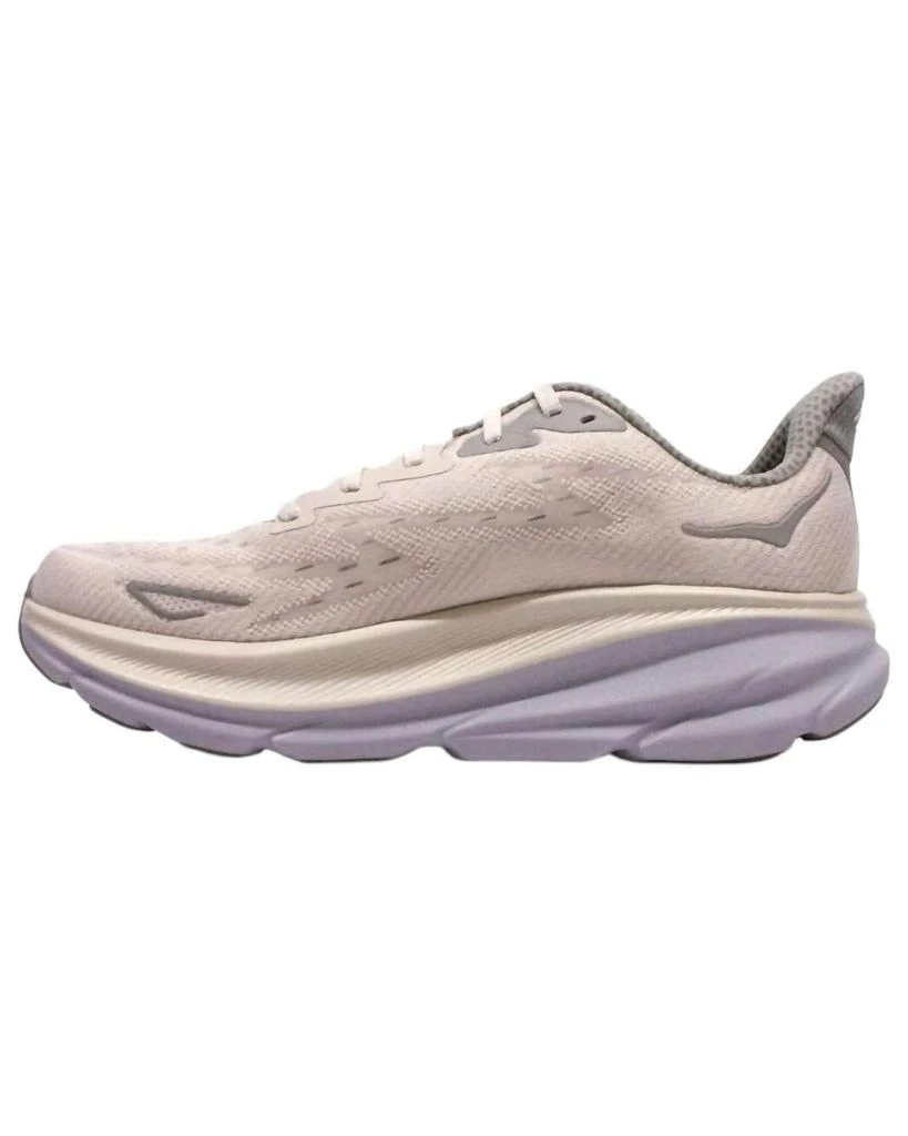 Hoka One One Men's Clifton 9 Shoes In Oat Milk/barley 3