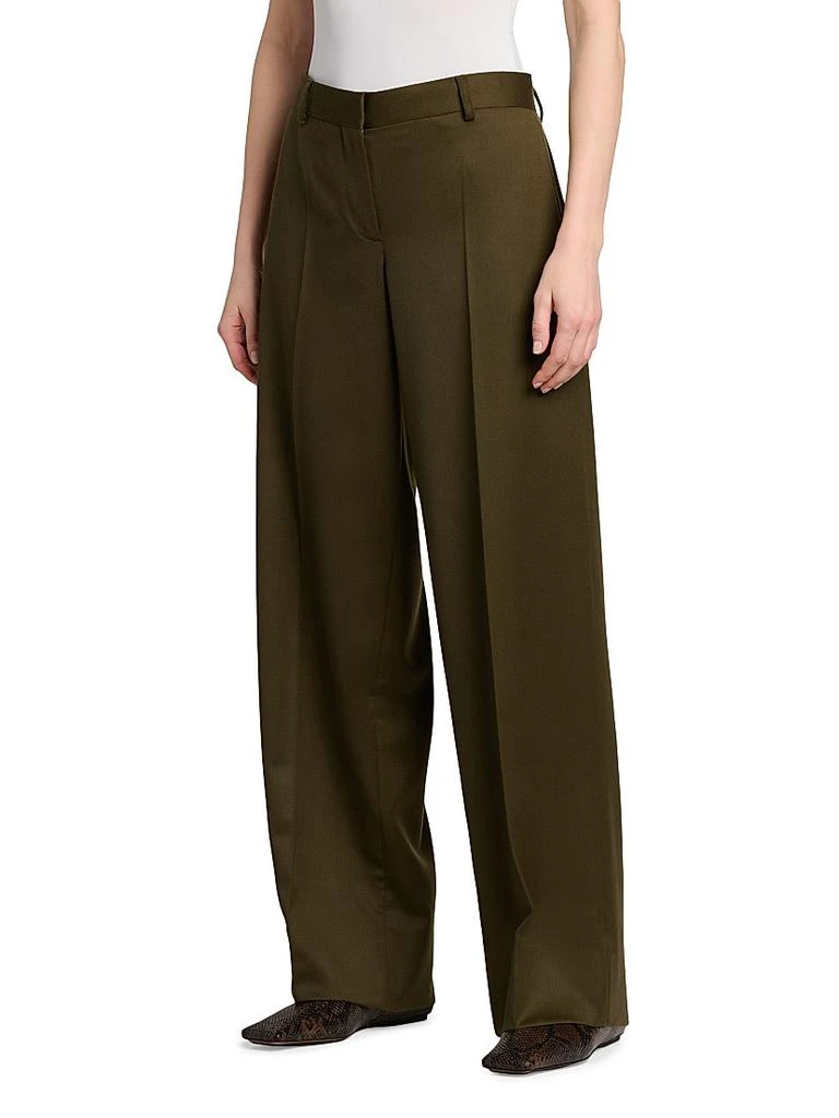 Stella McCartney Shiny Tailoring Loose Trousers 4