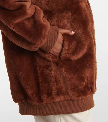 Yves Salomon Meteo shearling jacket 6
