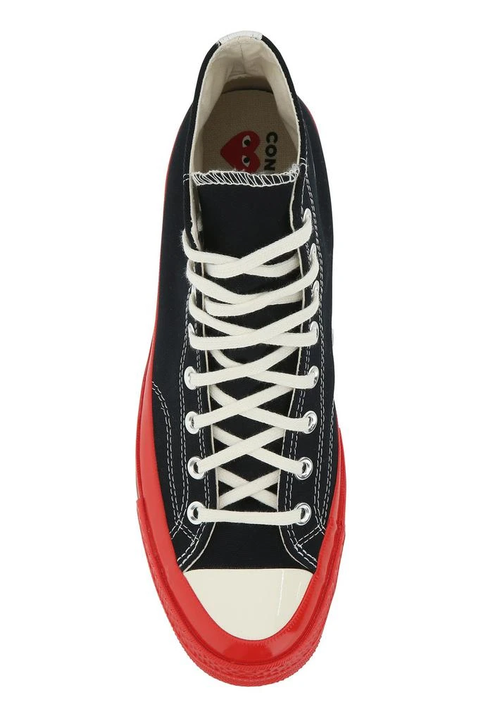 Comme des Garcons Black canvas Comme Des Garçons X Converse sneakers 4
