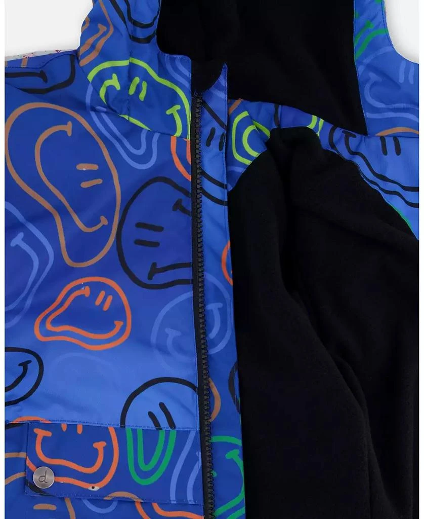 Deux par Deux Toddler Boys Boys  Mid-Season Two-Piece Outerwear Set with Printed Smileys 8