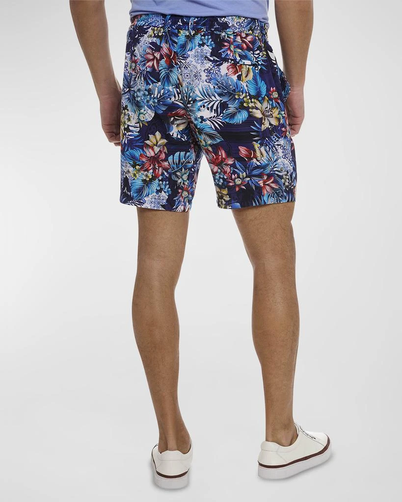 Robert Graham Men's Merrick Printed Drawstring Shorts 4