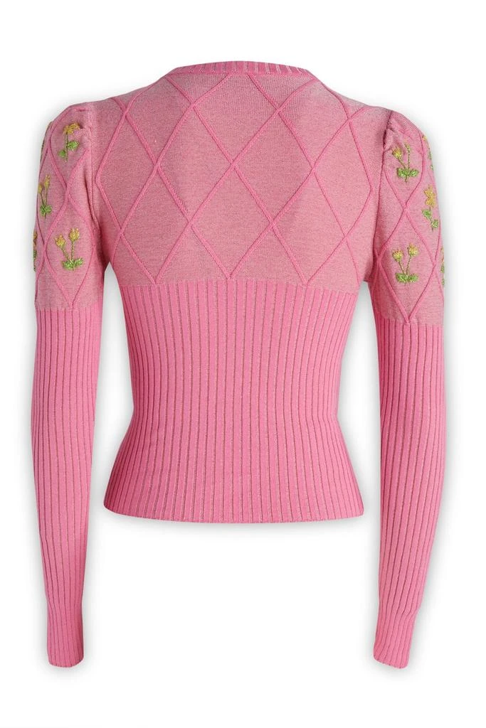 CORMIO Cormio Floral Embroidered Knitted Jumper 2