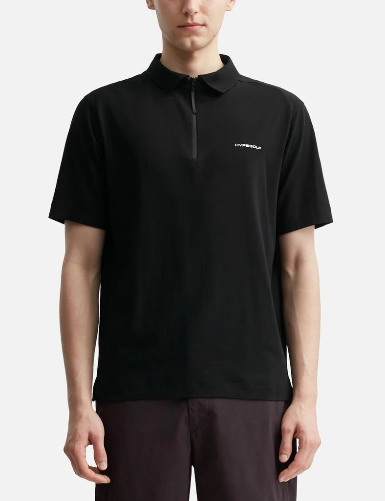 Hypegolf HYPEGOLF x POST ARCHIVE FACTION (PAF) Half Zip-Up Polo T-shirts 4