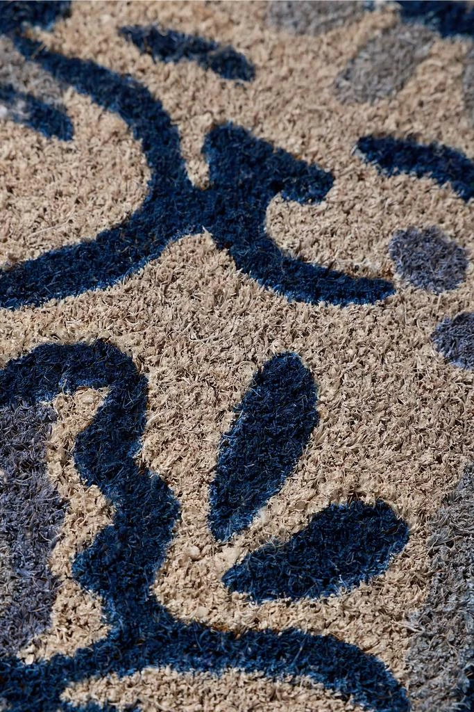 Urban Outfitters Delft Cat Shaped Coir Doormat 2