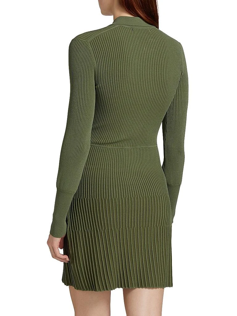 VERONICA BEARD Lauper Rib-Knit Sweaterdress 5