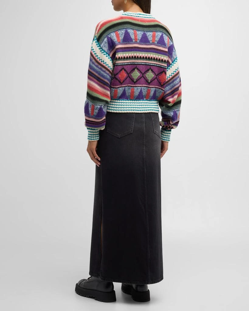 MOTHER The Fun Dip Slice Maxi Skirt 5