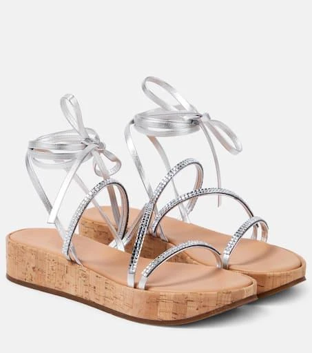 ANCIENT GREEK SANDALS Morfi leather platform sandals 1