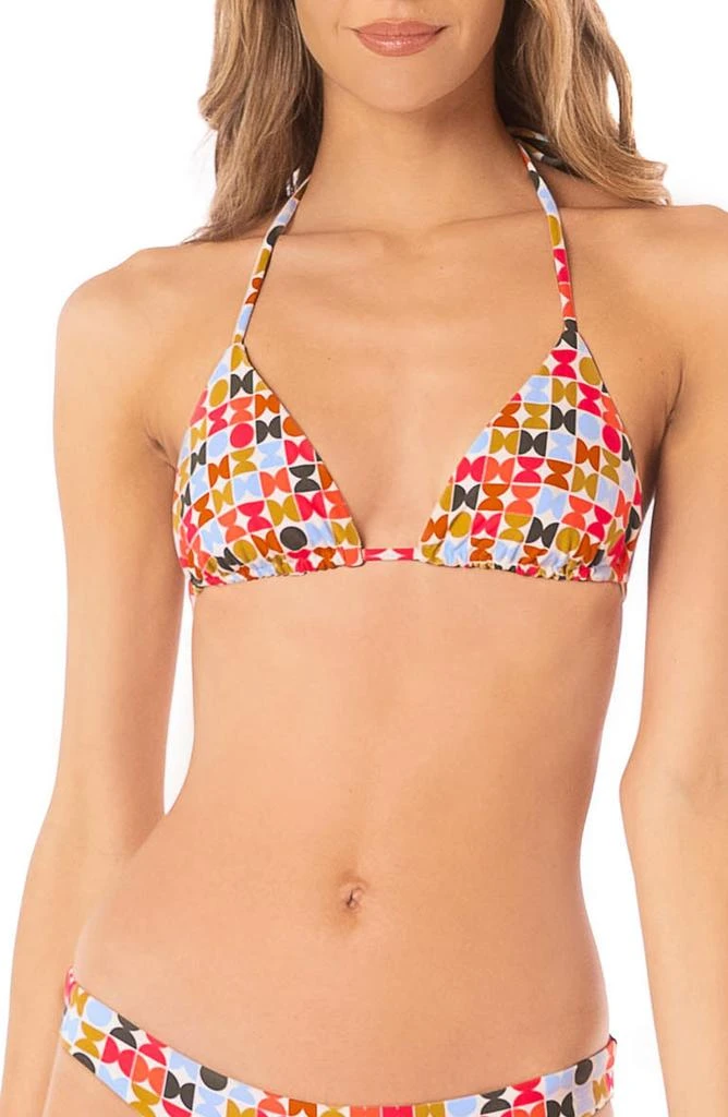 Maaji Geogame Balmy Reversible Triangle Bikini Top 1