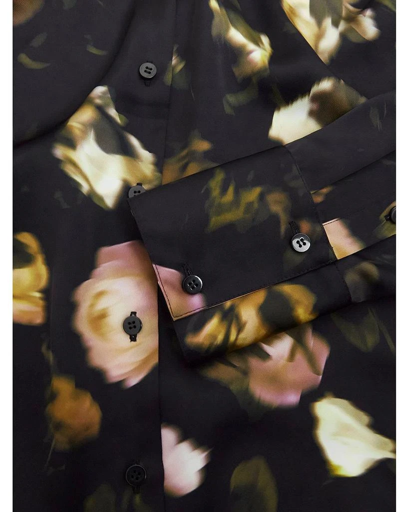 HOBBS LONDON Eden Blurry Print Blouse 6