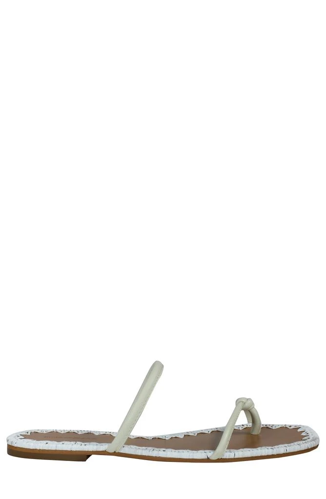 BCBG BALI MAGNOLIA LEATHER FLAT SANDAL 2