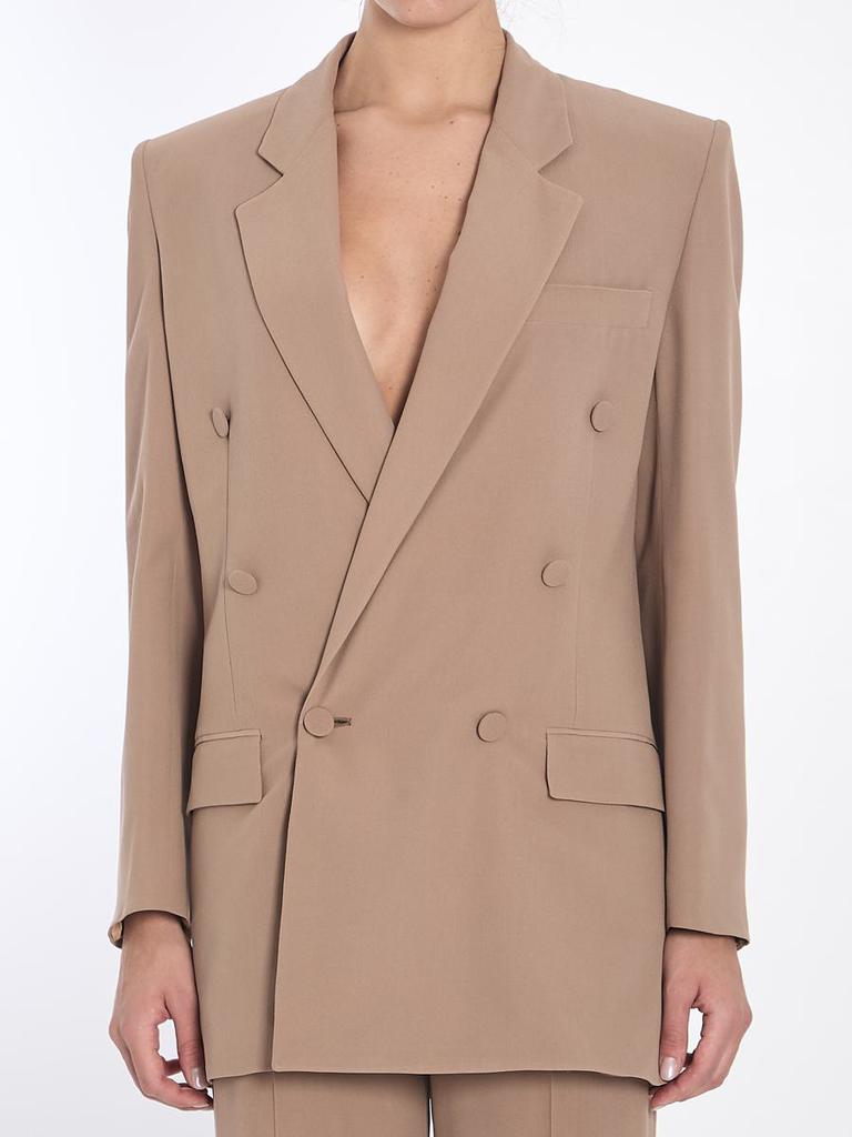 【関税＆送料込み】Saint Laurent Jacket In Silk Crepe Saint Laurent Jacket In Silk Crepe - Jackets - BeyondStyle