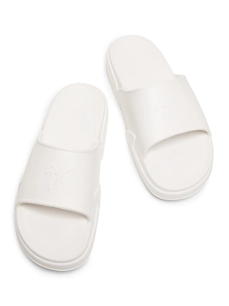 Giuseppe Zanotti GZ Logo Slide Sandals 4