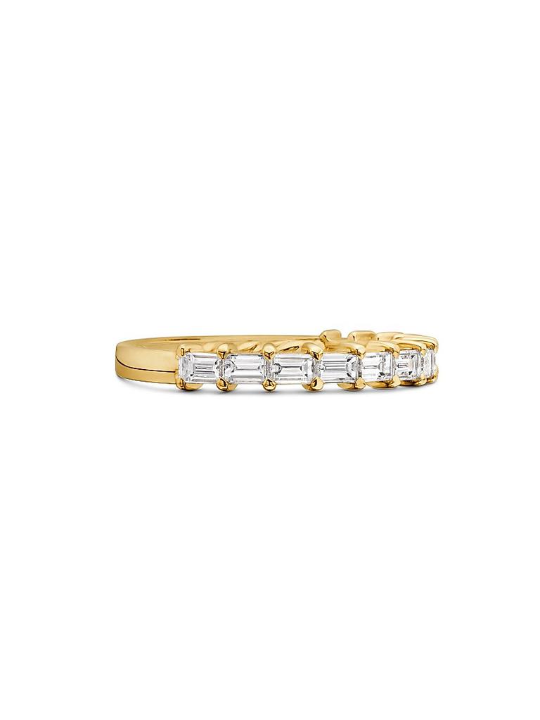 David Yurman DY Eden Partway Band Ring in 18K Yellow Gold