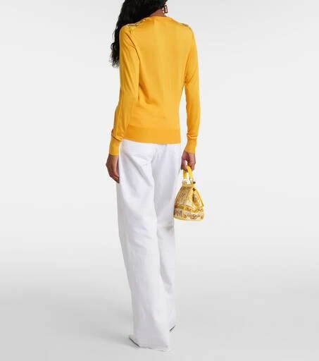 Dolce 
Gabbana Majolica silk sweater 3